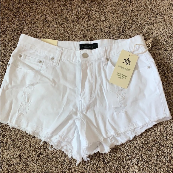 American Bazi Pants - NWT White High Wasted Shorts American Bazi Pants - NWT White High Wasted Shorts